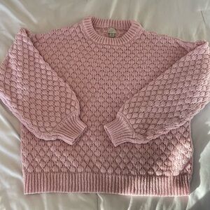 Pink Knit Sweater